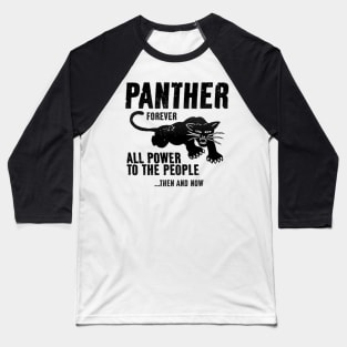 Black Panther Party, All Power To The People, Civil Rights, Black Lives Matter Baseball T-Shirt